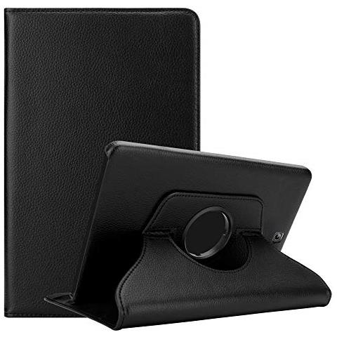 Custodia Tablet Per Samsung Galaxy Tab S2 (8.0"" Pollici) Sm-t715n / T719n In Nero Sambuco - Copertura Protettiva In Stile Libro Senza Auto Wake Up Con Funzione Stand E Cerniera Elastico - Foto 1