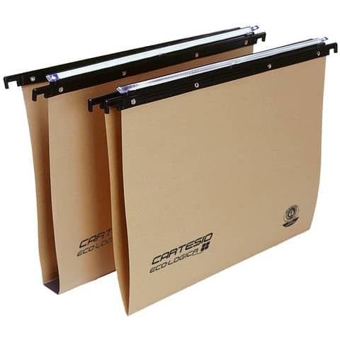 Cartelle Sospese Orizzontali Per Cassetti 39 Cm Fondo U 3 Cm Avana Conf. 25 Pezzi - 100/395 3-a1 - Foto 1