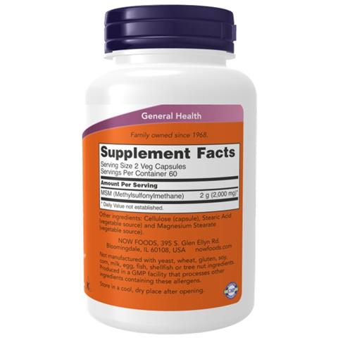 Ora Foods Msm (1000mg 120 Capsule)  - Foto 6