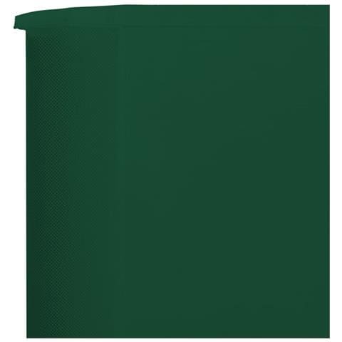 Paravento A 3 Pannelli In Tessuto 400x80 Cm Verde - Foto 6
