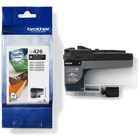 LC426BK Cartuccia Inkjet Originale Nero per MFC-J4335DW / MFC-J4340DW / MFC-J4540DWXL Capacità 3000 Pagine - Foto 1