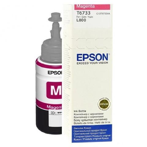 C13T67334A Cartuccia Ink Originale Magenta per Epson C11CE31403 L850 Capacità 1800 Pagine - Foto 1