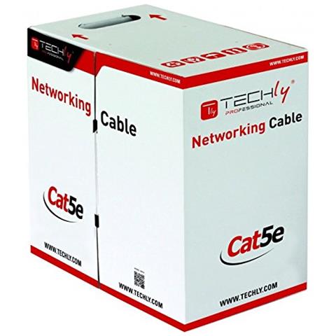ITP8-RIS-0305LO - Matassa F / UTP Cavo Cat. 5E CCA 305m Rigido da Esterno Nero - Foto 1