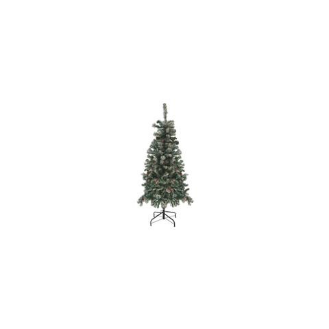 Albero Natale 150 Cm Con Bacche E Pigne Sestriere Verde - Foto 2