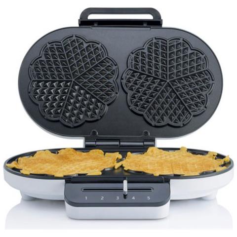 WDWA-516W 2 waffle 1200 W Nero, Bianco - Foto 2