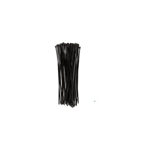 Nastro Per Fasci Di Cavi 4,8 X 300 Mm Nero 75 Pezzi, Resistente Ai Raggi Uv, - / Da - 35 ° A + 85 °, Poliammide 6.6 - Foto 1