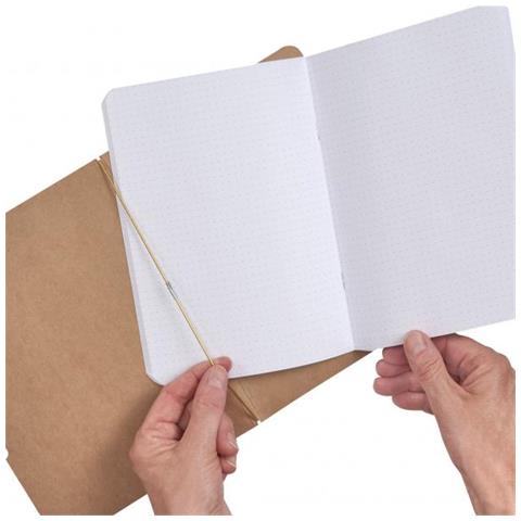 Pure Glam Quaderno Per Scrivere 40 Fogli Oro A5 - Foto 3