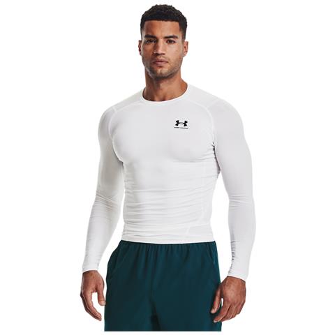 Heatgear Long Sleeve 1361524-100, Uomini, Bianca, L - Foto 8