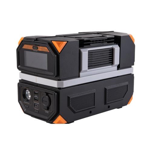 Tx-201 Power Station 300w Presa 230v Con Onda Sinusoidale Reale E Potenza 300w 2xusb-a 15w 1xusb-c 60w 1xpresa Accendisigari 1xpresa Dc 1xluce Led Grigio - Foto 2
