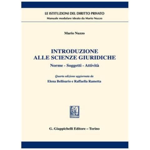 Mario Nuzzo - Introduzione Alle Scienze Giuridiche. Norme, Soggetti, Attività - Foto 1