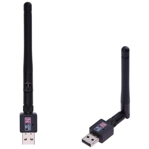 Wifi Usb Antenna Computer Fisso Portatile 300mbps 2.4ghz Dongle Adapter Wlan - Foto 2