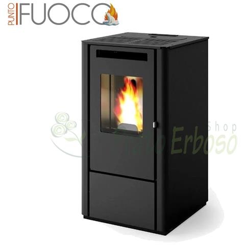 Vania - Stufa A Pellet Da 9.5 Kw Nero - Foto 1