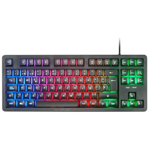 MK023 tastiera USB QWERTY Spagnolo Nero - Foto 2