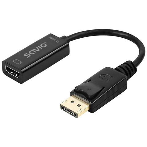 Cavo e Adattatore AK-62 DisplayPort HDMI 0,2 Metri Maschio - Foto 1