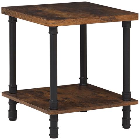 Tavolino Veril Marrone Scuro - Foto 2