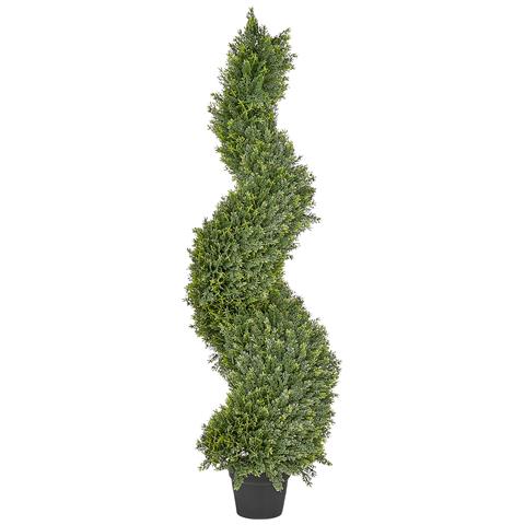 Pianta Artificiale In Vaso 126 Cm Cypress Spiral Tree - Foto 2