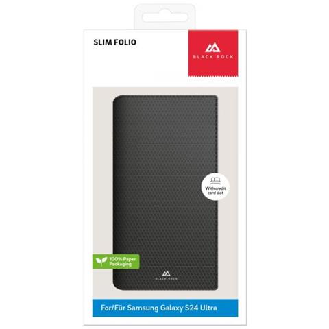 Slim Folio Custodia Per Cellulare 17,3 Cm (6.8"") Custodia A Libro Nero - Foto 3