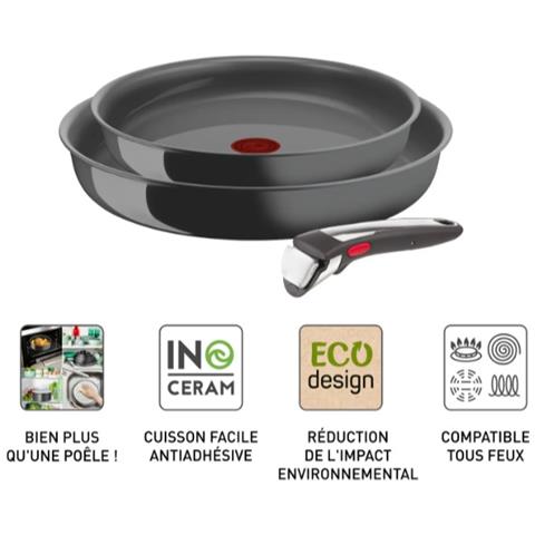 Padelle Tefa2 + Manico, Induzione, Ceramica Antiaderente, Lavastoviglie - Foto 4