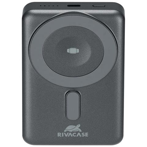 VA2608 batteria portatile Polimeri di litio (LiPo) 10000 mAh Carica wireless Nero, Grigio - Foto 1