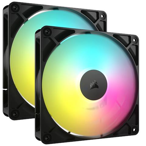 RS140 ARGB Case per computer Ventilatore 14 cm Nero 2 pz - Foto 1