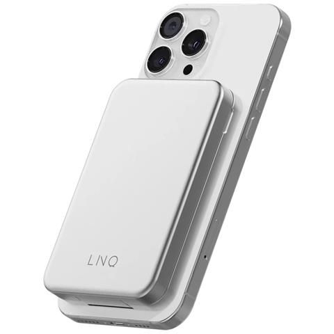 Power Bank Magnetico Qi 10000mah 7.5w Usb-c Power Delivery 20w, Grigio - Foto 9