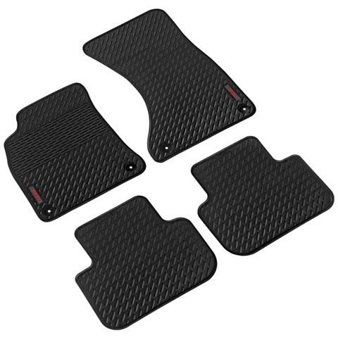 , Set Tappeti Su Misura In Eco Gomma - Compatibile Per Audi A4 4p (11/07>10/15) - Audi A4 Allroad (04/09>05/16) - Audi A4 Avant (05/08>10/15) - Audi A5 Sportback (09/09>07/15) - Foto 1