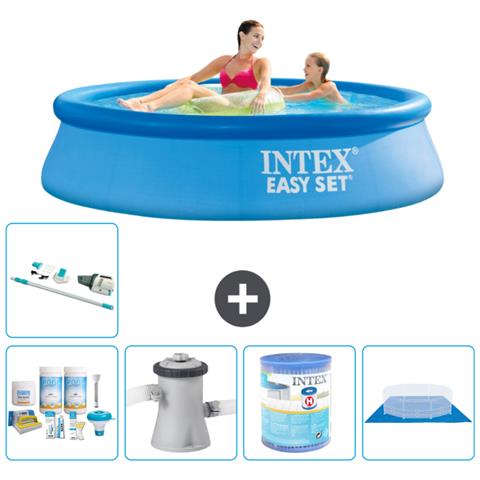 Piscina Fuori Terra - In Giro - 244x61 Cm - Blu - Include Accessori Coordinati A428 - Foto 1