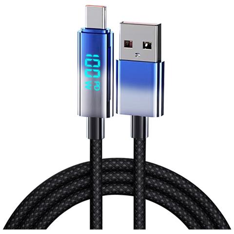 Cavo Usb-c A Usb-c Con Display Digitale Nascosto Zl-tk18 2 Metri - Foto 1