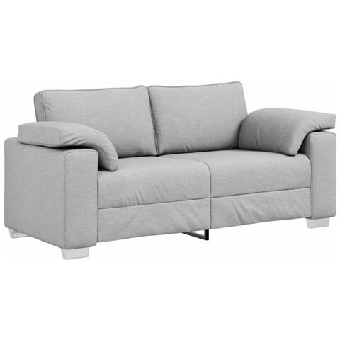 Divano Loveseat Grigio Nuvola 140 cm in Tessuto - Foto 1