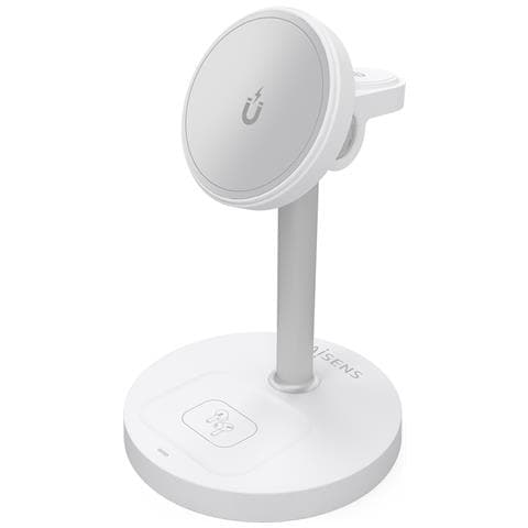 ASCH-15W3WC065-W Caricabatterie per dispositivi mobili Cuffie, Smartphone, Orologio intelligente Bianco USB Carica wireless Interno - Foto 1