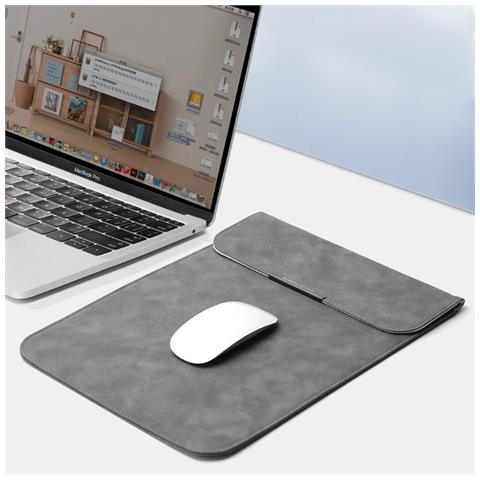 Custodia Verticale Per Laptop Con Supporto - Borsa Universale In Pelle Pu Da 13.3/14 Pollici - Foto 6