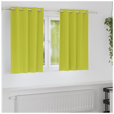 Tende con tende 2 pcs Mela verde Poliestere - Foto 2