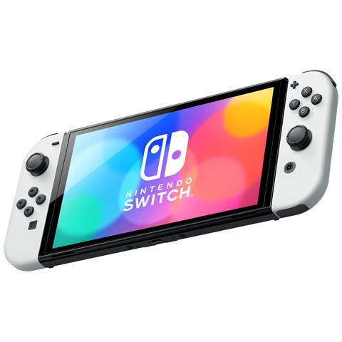 Switch OLED console da gioco portatile 17,8 cm (7") 64 GB Touch screen Wi-Fi Nero, Bianco - Foto 2