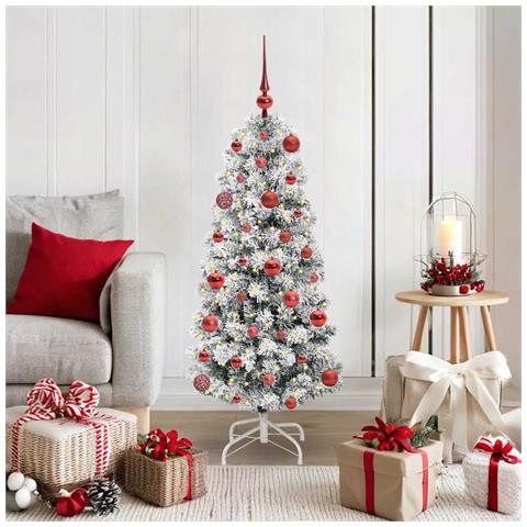 Albero di Natale Artificiale con Rami Pieghevoli 120 cm - Foto 2