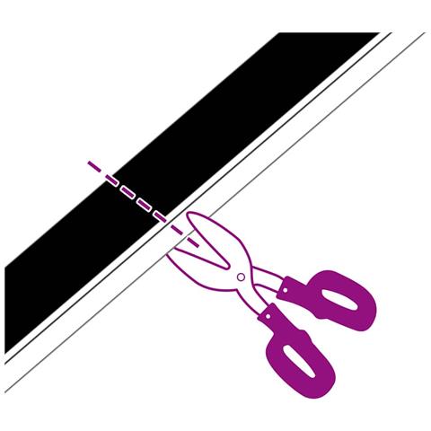 Spazzole per porte autoadesive 2 pcs Nero 100 cm - Foto 9