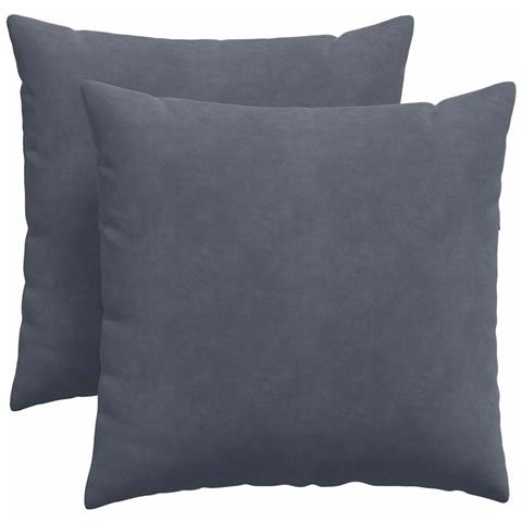 Cuscini da Divano 2 pcs Grigio scuro 45 x 45 cm - Foto 1
