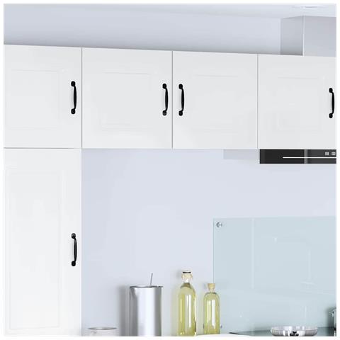 Pensile cucina Bianco Lucido 40 x 31 x 40 cm Legno multistrato - Foto 2