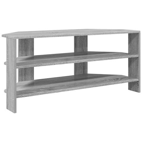 MobileTVAngolare Grigio Sonoma 102x40,5x45cm Legno multistrato - Foto 1