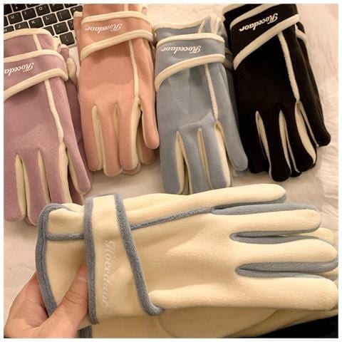 Guanti Invernali In Peluche Con Touchscreen - Caldi Ed Eleganti Black - Foto 3