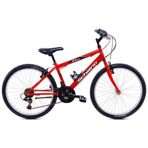 Mtb 24'' - Mountain Bike Da Uomo, Ruote 24'', Cambio 18 Velocità, Telaio Acciaio, Con Accessori - Colore Rosso - Foto 1