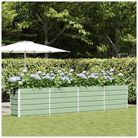 Fioriera Verde Pastello 480 x 50 x 45 cm Acciaio zincato - Foto 2