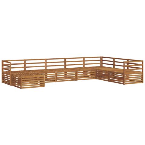 Set divani 8 pcs Naturale Legno di Acacia Massello - Foto 1