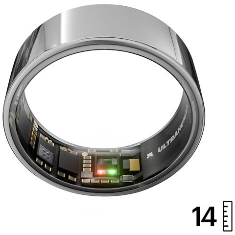 Ring AIR - Monitor del sonno e dell'attività fisica, anello intelligente per uomo e donna, nessuna spesa per l'app per le funzioni standard, durata della batteria fino a 6 giorni (taglia 14) - Foto 1