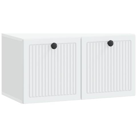 Mobile Porta TV da Muro Bianco 59,5 x 31 x 30 cm - Foto 1