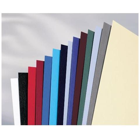 100 copertine leathergrain 250gr a4 verde scuro goffrato - Foto 5