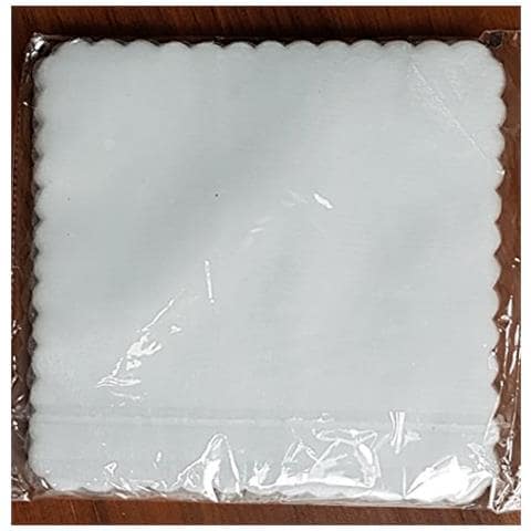 100 Pezzi Tulle Veletti Velo Fata Quadrato Bomboniera Confezione Da 100 Veli Matrimonio Comunione Cresima Diametro 23 Cm (bianco) - Foto 1