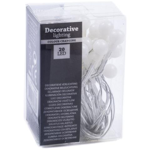 20 Led Multicolor Batteria Luci Di Natale Addobbi Presepe 1 Confezione - Foto 3