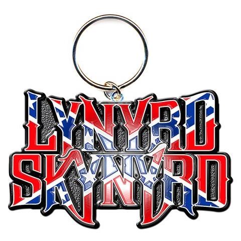 Lynyrd Skynyrd - Flag Logo (portachiavi Metallo)  - Foto 1