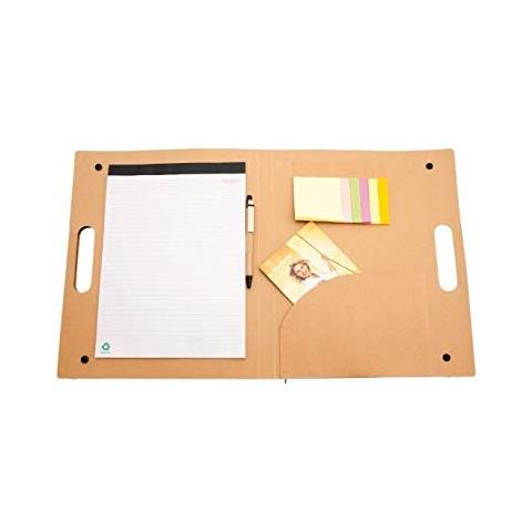 Bigbuy Ufficio 143.640 Cartellina Con Accessori, Naturale, 28,5 X 34,5 X 2,3 Centimetri - Foto 2