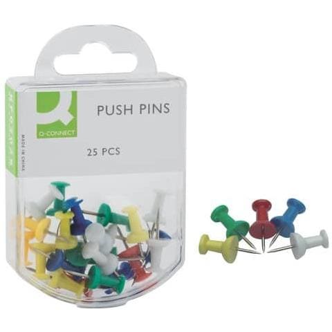 Spilli Per Bacheca Colori Assortiti Conf. Da 25 - Kf02029 - Foto 1